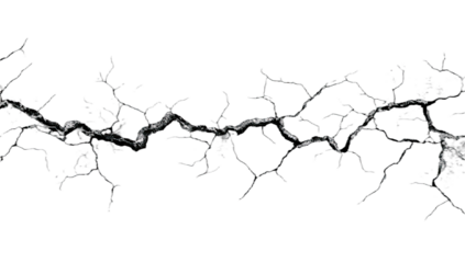 Jagged, bright, branching lines illuminate a dark, abstract, ethereal, and energetic expanse