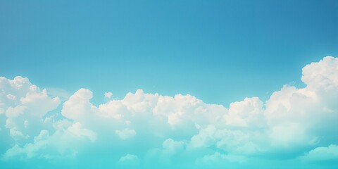 Blue sky with some clouds, suitable for UI backdrop or editorial header, summer blue sky cloud gradient light white background