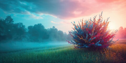 Colorful backgrounds in a digital interface for text layout, useful for editorial design or UI backdrop, Earth Day