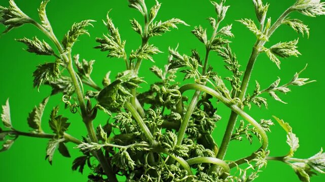 Green screen vines awakening with vines forming intricate patterns as effect ad_ready green screen growing vines style featuring vine