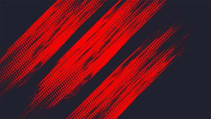 Abstract Rough Red Grunge Texture Design Background. Grunge halftone dots vector texture background. Border Frames. isolated white modern background