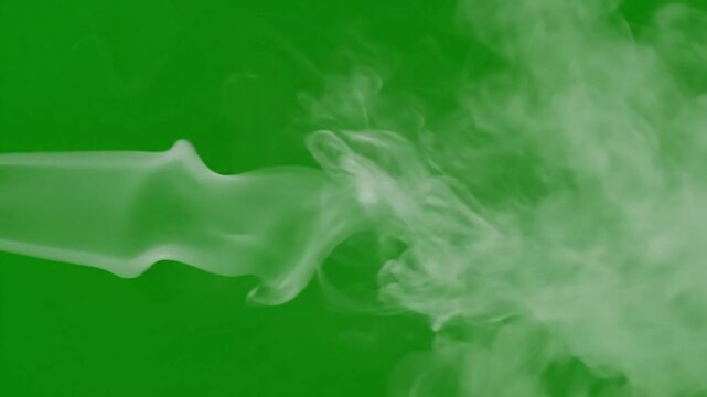 Garden mist swirls rising with thin layer of mist floating effect green screen fog and mist layers style featuring mist, green