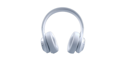 Sleek, modern wireless over-ear headphones on a black background