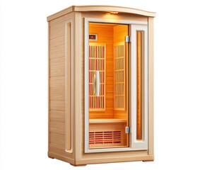 Obraz premium One person sauna cabin