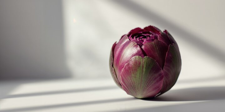 Macro shot of cardoon flower petals surface detail for editorial header background