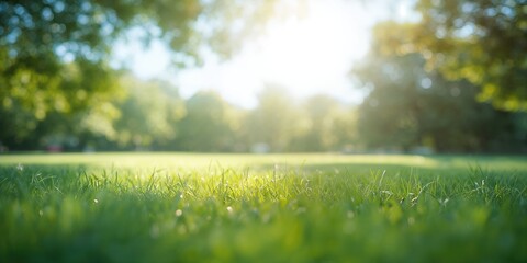 Abstract summer nature scenery with soft focus for visual background use