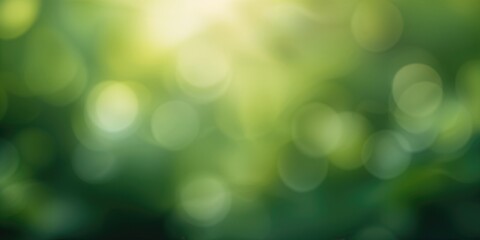 Fototapeta premium Blurred bokeh effect serving as a background for text and graphic elements, featuring diffused light and smooth transitions, Earth Day