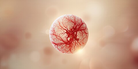 Embryonic blood vessel formation at seven days, focusing on capillary development in early stages