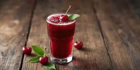 A glass filled with cherries for a fresh fruit snack, fiber-rich choices, Earth Day