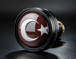 Turkish flag and Turkish flag motifs, drawings, vectors.