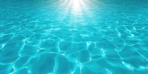 Obraz premium 3d render of an abstract turquoise blue background used as a UI backdrop for digital interfaces