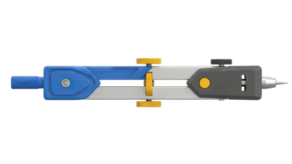 Compass Tool Isolated on White Background