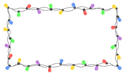 colorful decoration lamp, vector illustration isolated on white background.