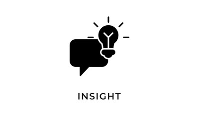 Insight Icon Or Logo Isolated Vector Illustration