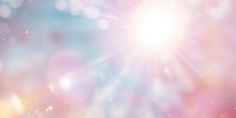 Abstract lens flare pattern, UI backdrop enhancing screen readability and visual focus, light effects