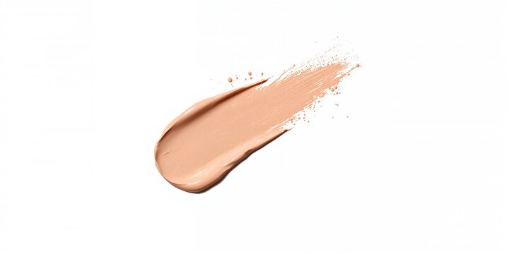 Makeup concealer and corrector brushes, designed for precise blending and coverage, placed on textured surface for cosmetic display