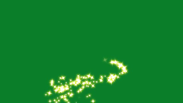 Luxury Gold Glitter Starfall , Glowing Twinkle Particle Shine Background Video Loop