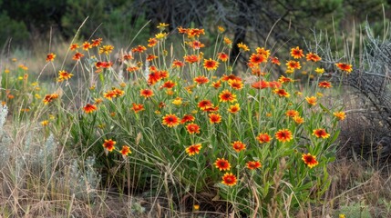 Vibrant Gaillardia Blanket Flower