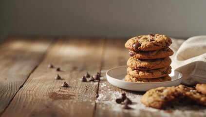 Baked chocolate chip cookies featuring diverse flours, browned butter, bittersweet chocolate, and sea salt, suitable for culinary technique review