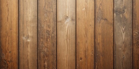 Fototapeta premium Striped wooden texture with brown tones serving as a background for layouts and text placement