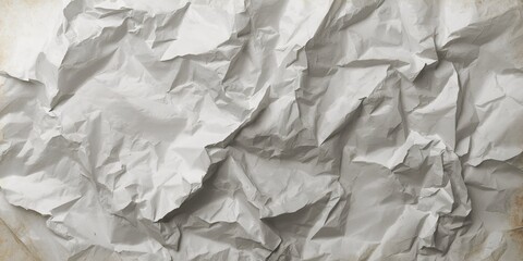 Obraz premium Detailed view of wrinkled paper surface designed for editorial header backgrounds, highlighting texture patterns