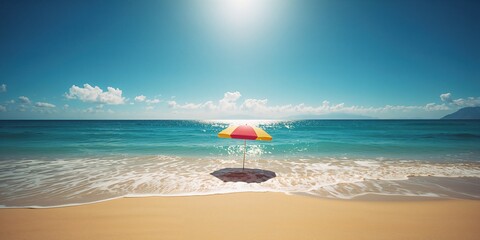 Scenic Waikiki beach featuring calm ocean waves and golden sands, suitable for tourism and relaxation, World Oceans Day