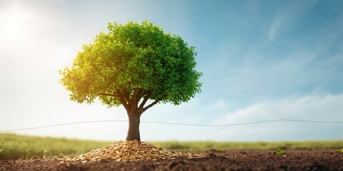 Cash notes and coins arranged on a table, illustrating daily financial activity, for personal budgeting or business operations