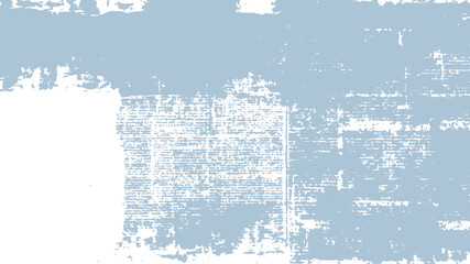 Vintage blue abstract grunge background with a textured paint pattern and rough dirty wall illustration on old paper for a winter backdrop design