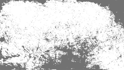 Abstract grunge black background featuring a vintage ink splatter texture with floral paper patterns and a dirty spray paint border design