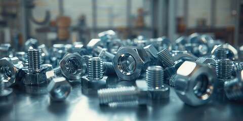 Detailed view of fasteners in building assembly, focusing on structural integrity and repair procedures