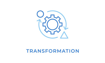 Transformation Icon Or Logo Isolated Vector Illustration