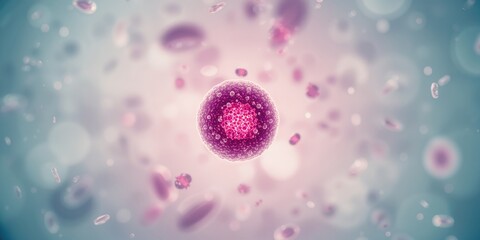 Peripheral blood smear analysis for acute leukemia using 100x light microscopy, cell identification