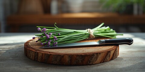 Freshly chopped chives sprinkled over a recipe, emphasizing flavor enhancement, International Cooking Day