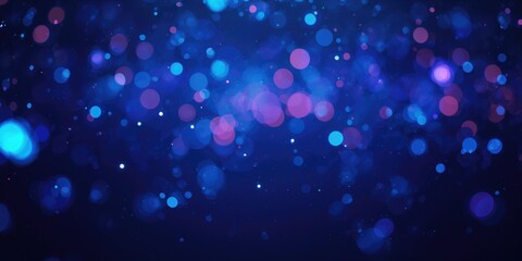 Bokeh illuminated dark backdrop optimized for digital interface backgrounds