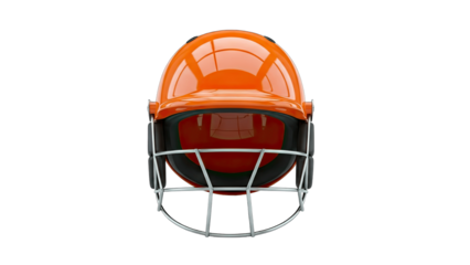 Cricket Helmet Isolated on White Background