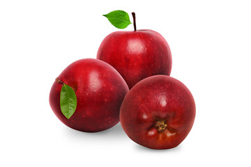 Fresh Red Apples for Healthy on Transparent Background png