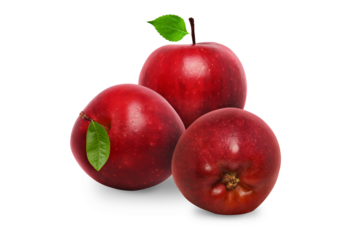 Fresh Red Apples for Healthy on Transparent Background png