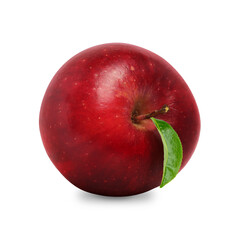 Fresh Red Apple for Juice and Healthy Nutrition on Transparent Background png