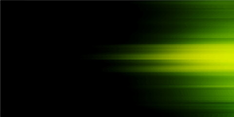 Green abstract digital illustration with light and dark motion lines, a blue ray design texture, and a technology glow pattern for a sky backdrop