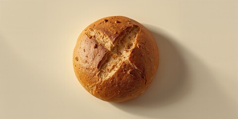 Close-up of freshly baked bread shown with a textured crust, highlighting baking quality and texture