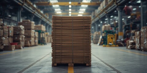 Cardboard and box board bales bound with wire ties, supporting packaging and material handling efficiency
