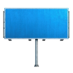 Obraz premium Blank billboard isolated on transparent background