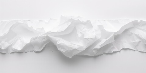 Obraz premium Detailed view of tissue paper surface on a white background, ideal for UI backdrop or editorial headers, no holiday observed