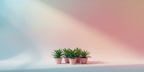 Fototapeta premium Decorative cupcake with multicolored frosting on a patterned plate, ideal for dessert menu layout, food presentation