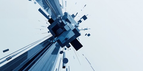 Abstract architecture background used for layout design, structural patterns, for editorial header backgrounds