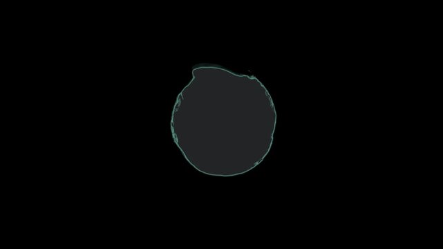 small round rock like particles zoom in and out effect for titles and background loops for dj animation 4k footage, circle footage