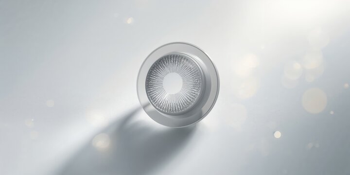 Intraocular smart lens used in eye surgery, focusing on precision and technology, World Eye Health Day