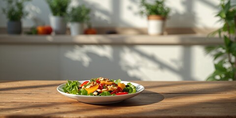 A plate of fresh vegetables with a focus on fiber-rich choices for healthy eating, nutrition awareness day
