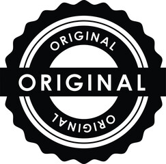 Vintage original badge logo design
