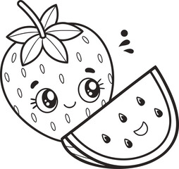 vector illustration of an apple